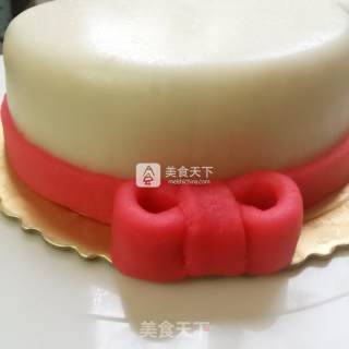 翻糖蛋糕（棉花糖版）的做法步骤：37