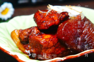 萝卜红烧肉的做法步骤：14