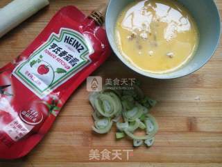 鸡蛋炒意面的做法步骤：2