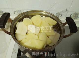 培根芝士土豆卷的做法步骤：3