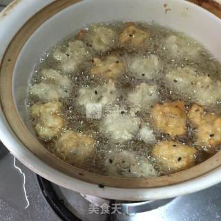 炸藕丸子的做法步骤：10