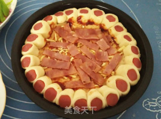 花边培根披萨的做法步骤：21