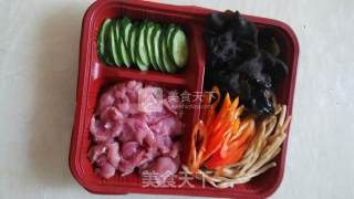 家常小炒木须肉的做法步骤：1