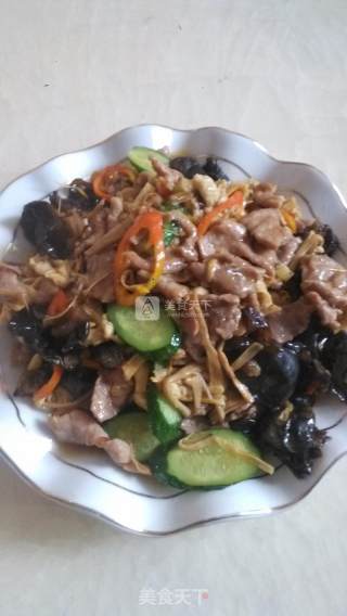 家常小炒木须肉的做法步骤：5