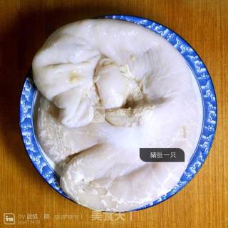 健脾养胃四神猪肚汤的做法步骤：7