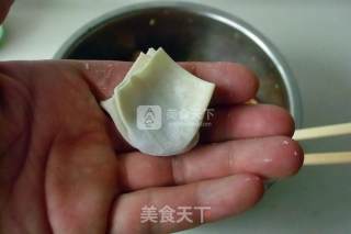 野葱鲜肉小馄饨的做法步骤：6