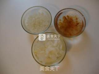 皂角米桃胶银耳粥的做法步骤：2