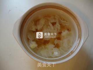皂角米桃胶银耳粥的做法步骤：3