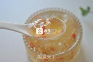 皂角米桃胶银耳粥的做法步骤：4