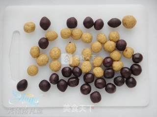 小麦胚芽芝麻球的做法步骤：5