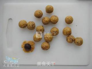 小麦胚芽芝麻球的做法步骤：6