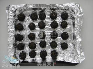 小麦胚芽芝麻球的做法步骤：8