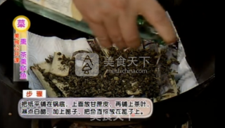 茶熏鲈鱼的做法步骤：8