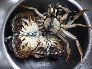 清蒸洪湖大闸蟹的做法步骤：1
