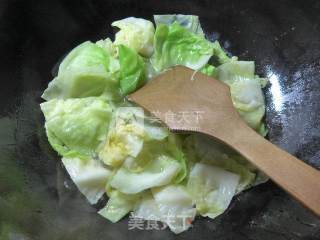 番茄鸡蛋炒圆白菜的做法步骤：7