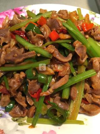 辣炒鸡胗的做法步骤：12