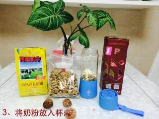 核桃仁牛奶汁的做法步骤：3