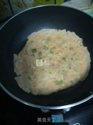 葱香胡萝卜软饼的做法步骤：3