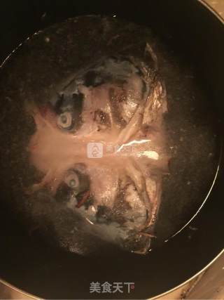 鱼头炖豆腐的做法步骤：4