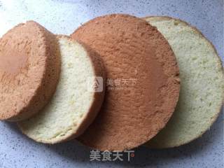 双层奶油裱花蛋糕的做法步骤：1