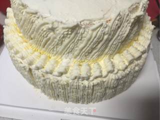 双层奶油裱花蛋糕的做法步骤：29