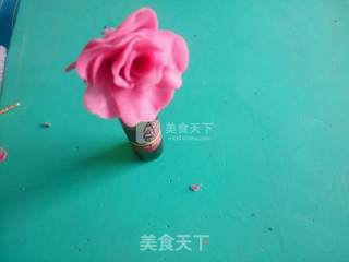 玫瑰花翻糖蛋糕的做法步骤：12