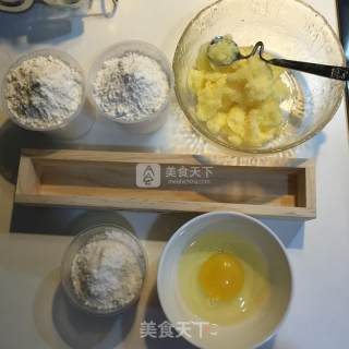 咖啡黄油双色饼干的做法步骤：1