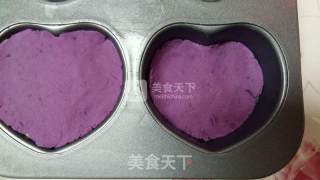 板栗紫薯糯米糕的做法步骤：3