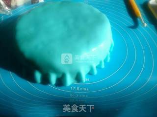 牧丹花翻糖蛋糕的做法步骤：5