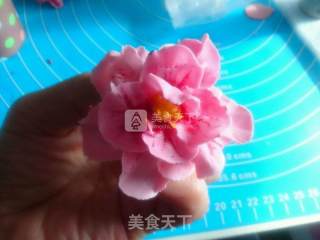 牧丹花翻糖蛋糕的做法步骤：16