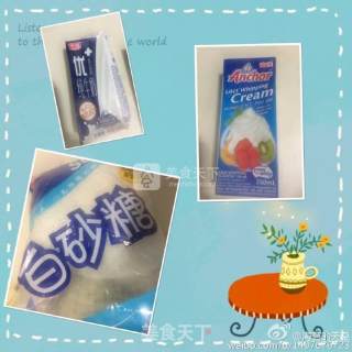 奶香爆浆蓝莓冻的做法步骤：2