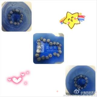 奶香爆浆蓝莓冻的做法步骤：6