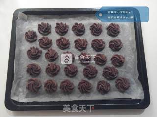 巧克力可可酥香曲奇的做法步骤：8
