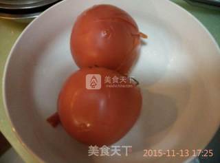 西红柿牛丸汤的做法步骤：1