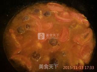 西红柿牛丸汤的做法步骤：6