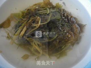 雪里红炖豆腐的做法步骤：1
