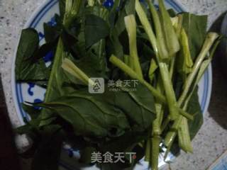 清汤葱香羊肉丸菠菜汤的做法步骤：4