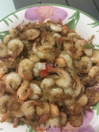 香炸白米虾的做法步骤：10