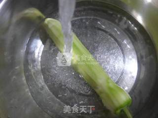 榨菜丝夜开花煮干丝的做法步骤：2