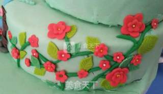 休闲假日翻糖蛋糕的做法步骤：30