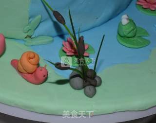 休闲假日翻糖蛋糕的做法步骤：33