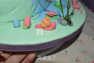 休闲假日翻糖蛋糕的做法步骤：37