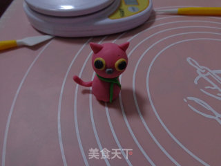 萌猫翻糖杯子蛋糕的做法步骤：12