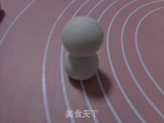 雪人翻糖杯子蛋糕的做法步骤：3