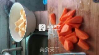 三蔬焖鸡的做法步骤：2