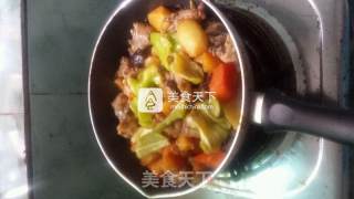 三蔬焖鸡的做法步骤：9