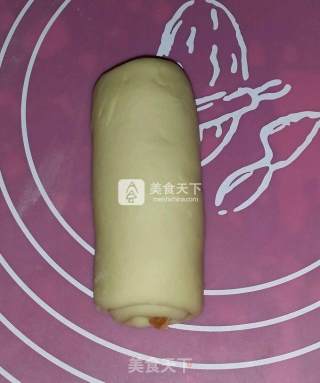 火腿葱香面包的做法步骤：4
