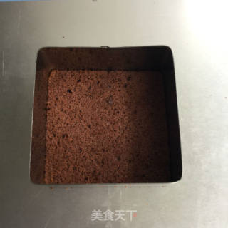 淋面可可慕斯蛋糕的做法步骤：13