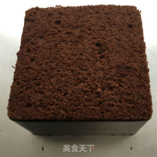 淋面可可慕斯蛋糕的做法步骤：16