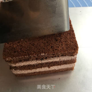 淋面可可慕斯蛋糕的做法步骤：21